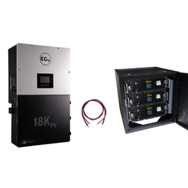 EG4 18KPV Hybrid Inverter System Bundle - 15.36kWH EG4 Lithium Powerwall [BNDL-E0004]