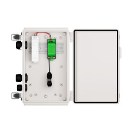 Tigo RSS Transmitter Kit  - Single Core (100A), Din Rail, 120/240VAC PS, Outdoor Enclosure