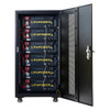 (Pre-Assembled) EG4 Enclosed Battery Rack | 6 Slot | Wheels Included | Bus Bar Covers | Welded (Grey)
