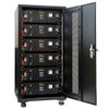 (Pre-Assembled) EG4 Enclosed Battery Rack | 6 Slot | Wheels Included | Bus Bar Covers | Welded (Grey)