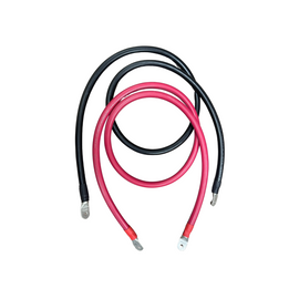 72in 4/0 AWG Battery to Inverter Cables | Black and Red 4AWG