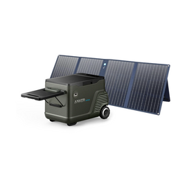 Anker EverFrost Dual-Zone Powered Cooler 30 Kit + 100W Anker Solar Panel