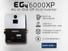 Complete Off-Grid Solar Kit EG4 6000XP  | 8000W PV Input | 6000W Output | 48V 120/240V Split Phase +  6400 Watts of Solar PV [KIT-E0008] DIY Solar Kit