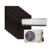 EG4 Hybrid Solar Mini-Split  Kit | Energy Star Certified Air Conditioner Heat Pump AC/DC| 24000 BTU | SEER2 21 | +  3150 Watts of Solar PV [KIT-E0012]