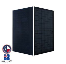 Sirius PV 410W Bifacial Solar Panel (Black) | Assembled in Texas | ELNSM54M-HC-410 | Up to 533W with Bifacial Gain